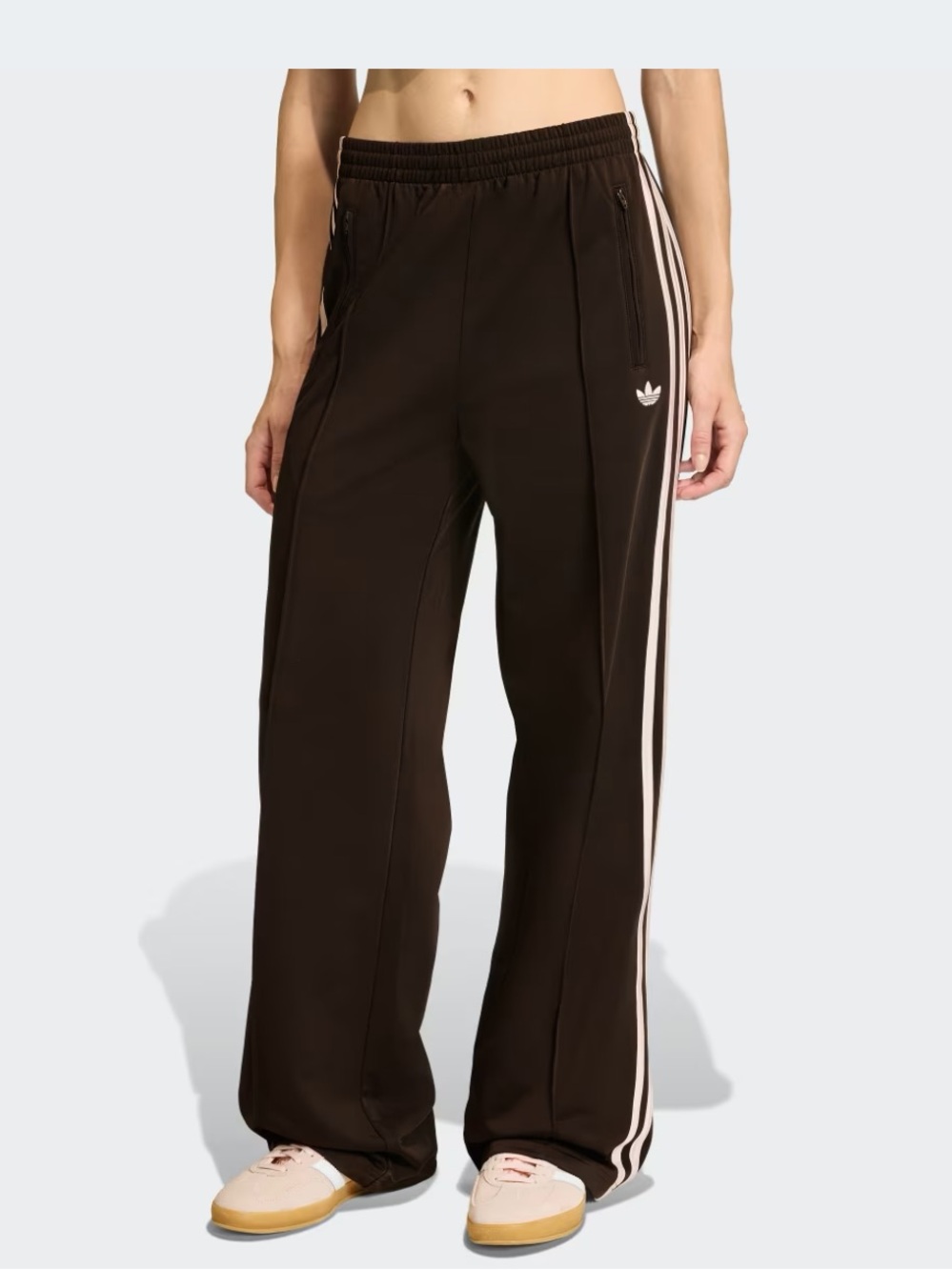 NWT adidas Firebird Loose Track Pants Aurora coffee